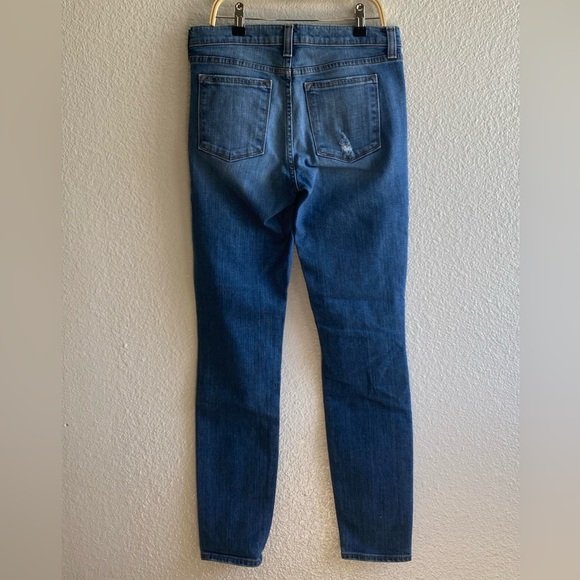 J.Crew Midrise Toothpick Distressed Stretch Women’s Denim Jeans Size 27 - Picture 5 of 12